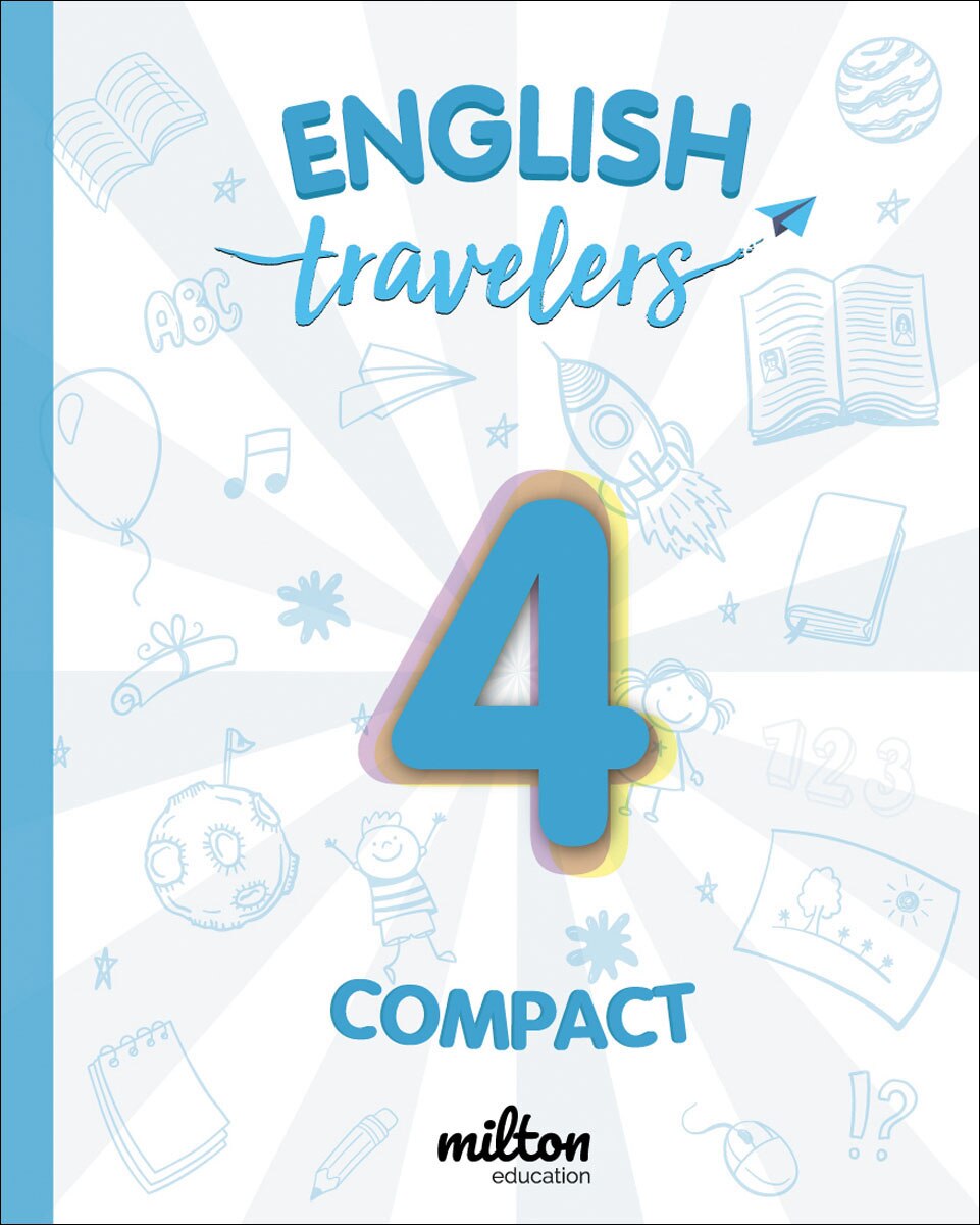 Portada de Travelers Blue 4 - English Language 4 Primaria - Student Book Compact