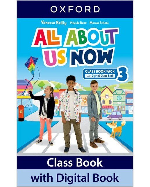 Portada de All About Us Now 3. Class Book.