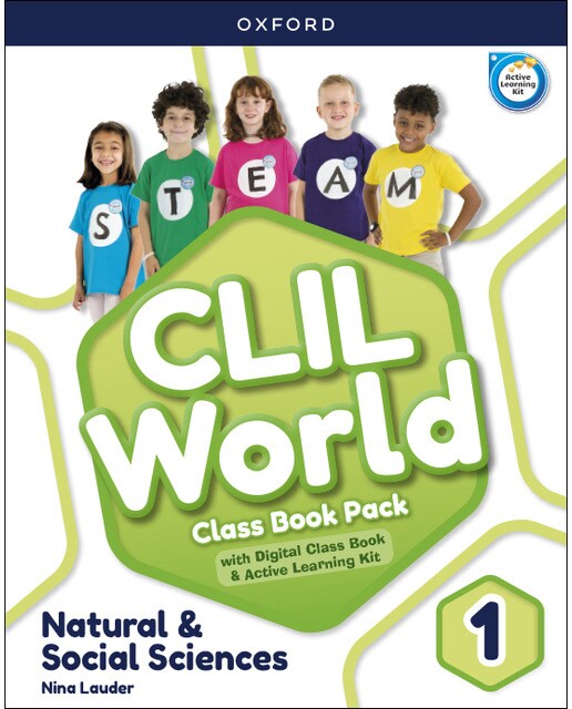 Portada de CLIL World Natural & Social Sciences 1. Class book