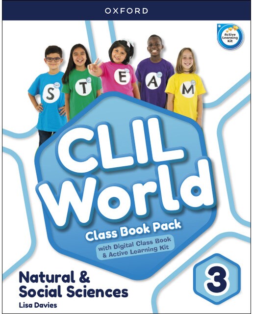 Portada de CLIL World Natural & Social Sciences 3. Class book.