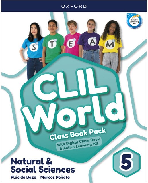 Portada de CLIL World Natural & Social Sciences 5. Class book.