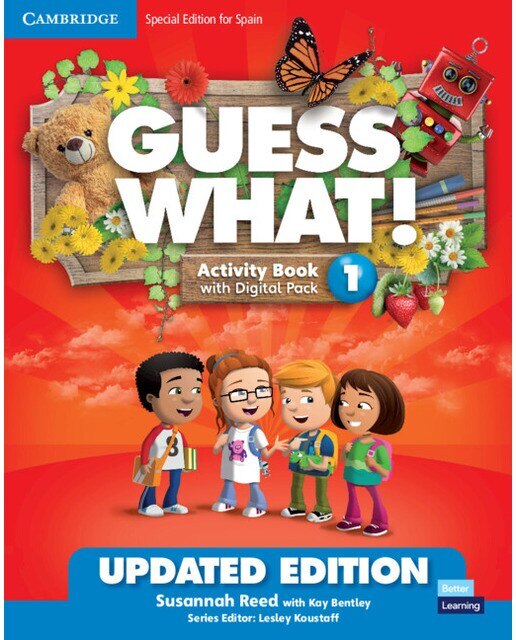 Portada de Guess What! Level 1 Activity Book with Digital Pack and Home Booklet Special Edition for Spain Updated.