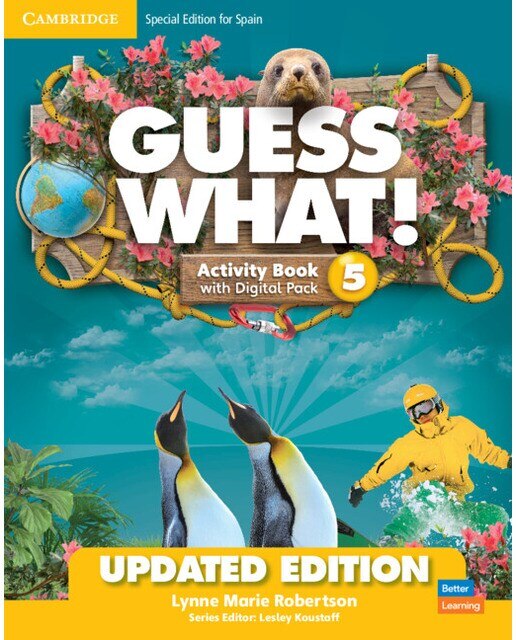 Portada de Guess What! Level 5 Activity Book with Digital Pack and Home Booklet Special Edition for Spain Updated.