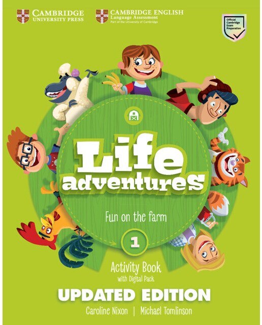 Portada de Life Adventures Updated Level 1 Activity Book with Home Booklet and Digital Pack.