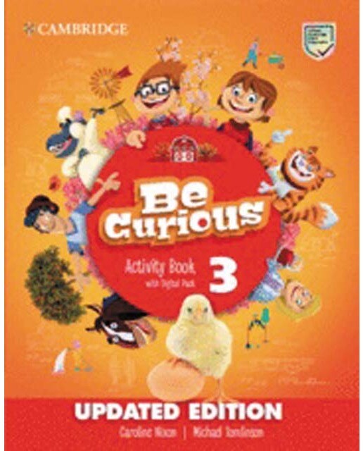 Portada de Be Curious Updated Level 3 Activity Book with Home Booklet and Digital Pack Updat.