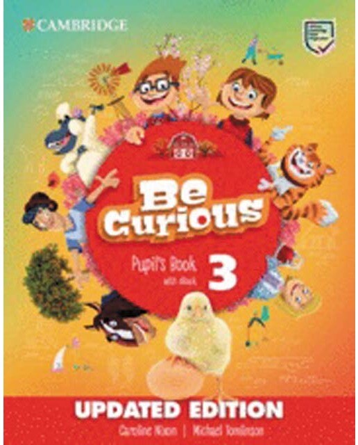 Portada de Be Curious Level 3 Pupil's Book with eBook Updated.