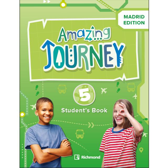Portada de AMAZING JOURNEY 5 STD MADRID (Tapa blanda).