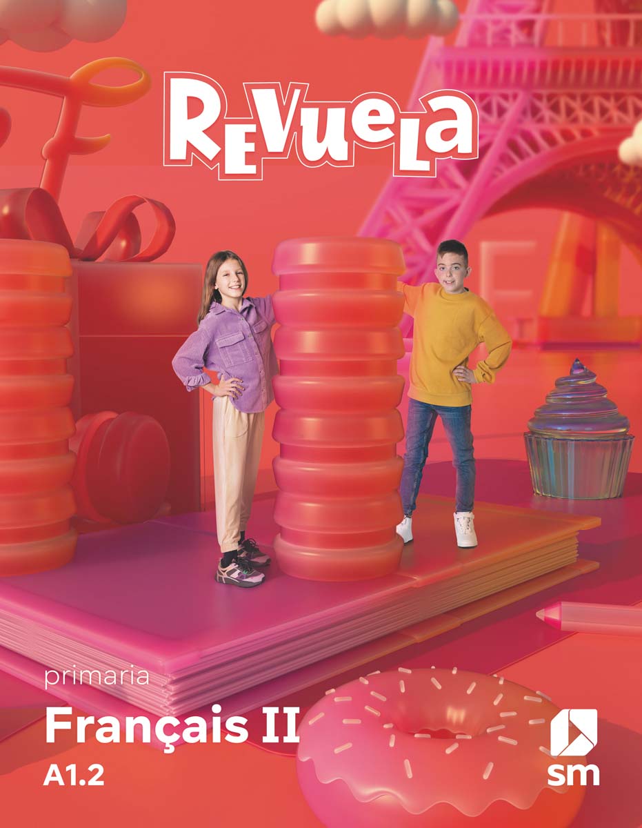 Portada de Francés. 6 Primaria. Revuela (Tapa blanda).