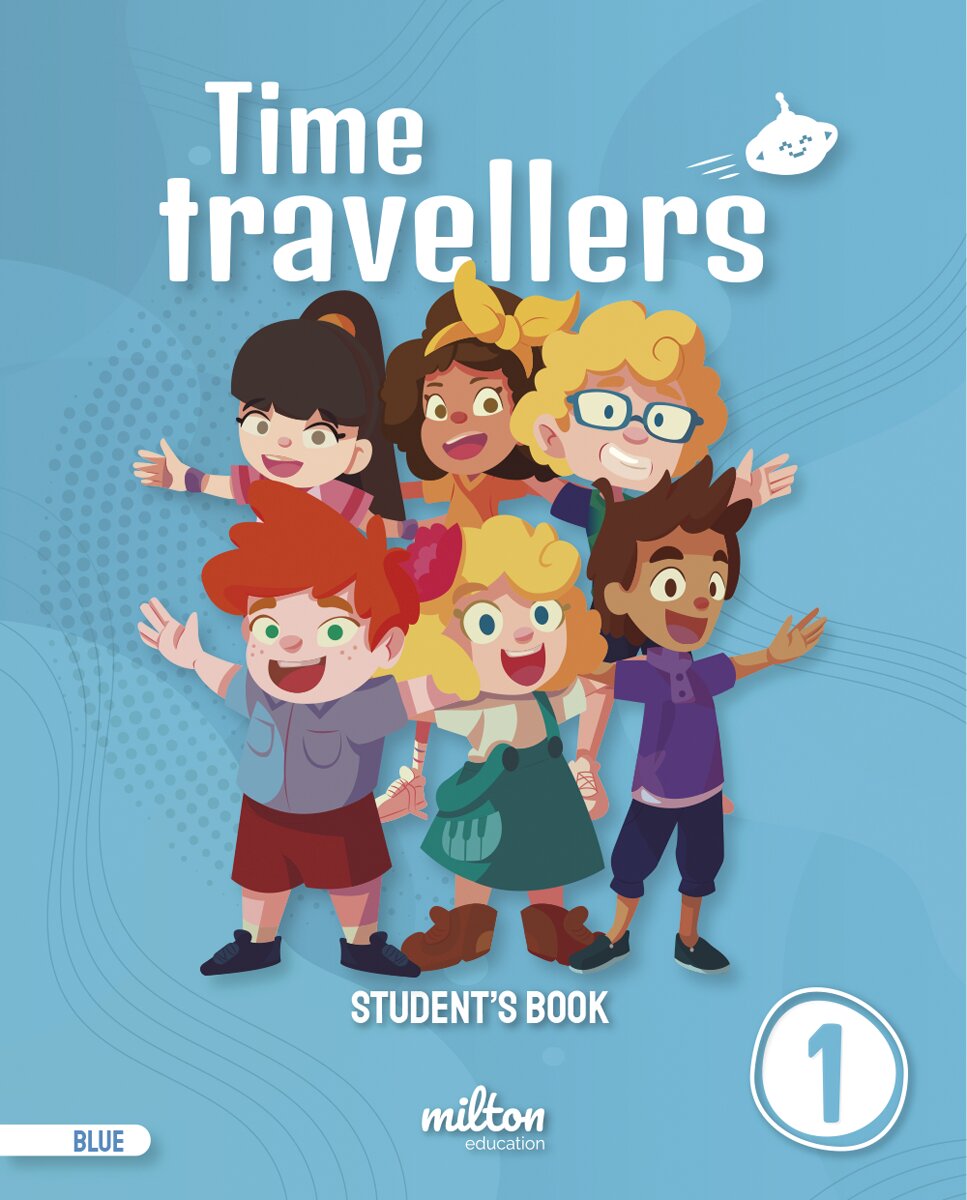 Portada de ENGLISH ALUM 1PRIM TT BLUE AM PRINT: 1 (Time Travellers Blue Student's Book (print))