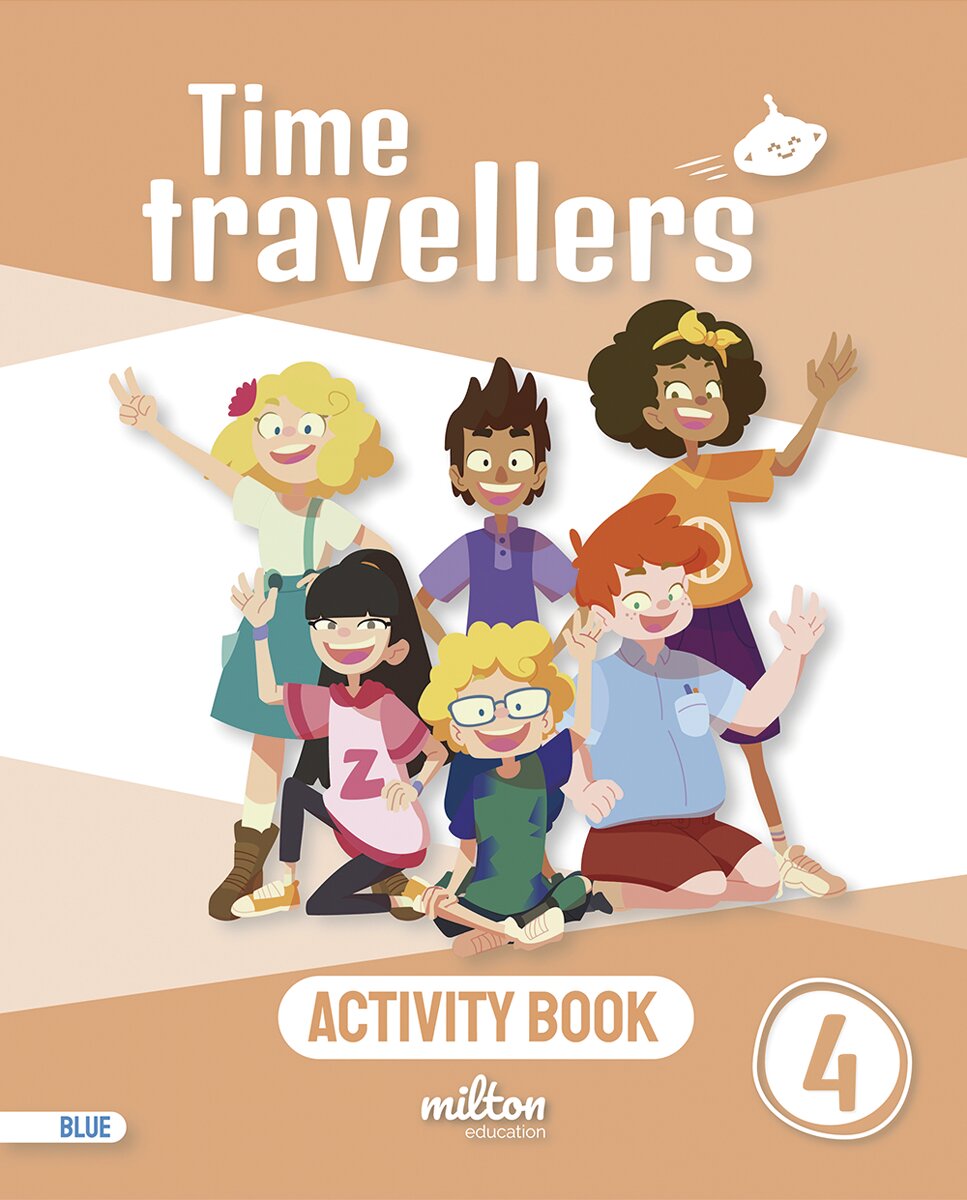 Portada de ENGLISH EJER 4PRIM TT BLUE AM: 4 (Time Travellers Blue Activity Book (print))