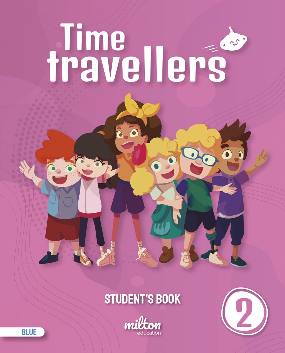 Portada de ENGLISH ALUM 2PRIM TT BLUE MAD: 2 (Time Travellers Blue Student's Book (print))