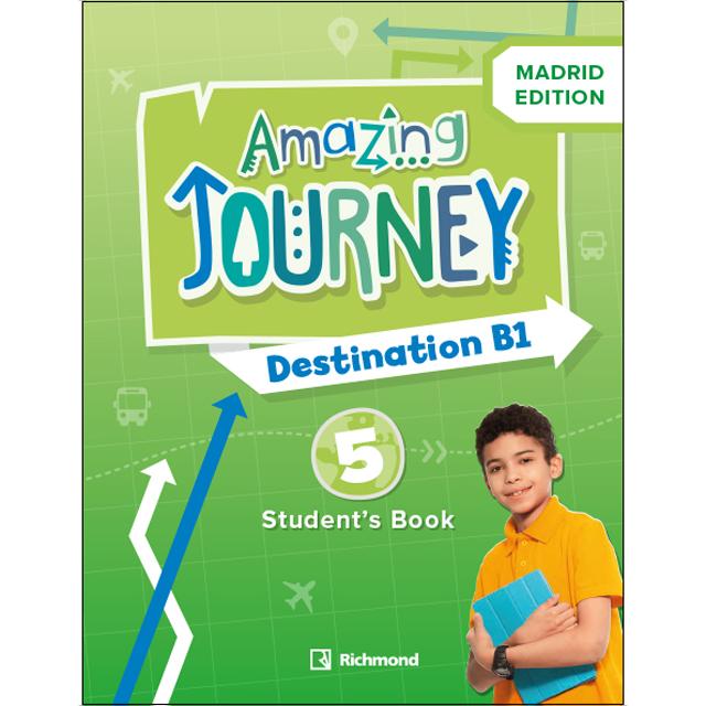 Portada de AMAZING J. DESTINATION B1 5 STD MADRID