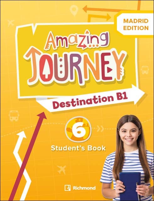 Portada de AMAZING J. DESTINATION B1 6 STD MADRID