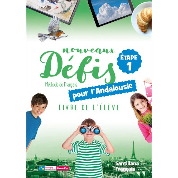 Portada de NOUVEAUX DEFIS ELEVE ETAPE 1 ANDALUCIA (Tapa blanda).