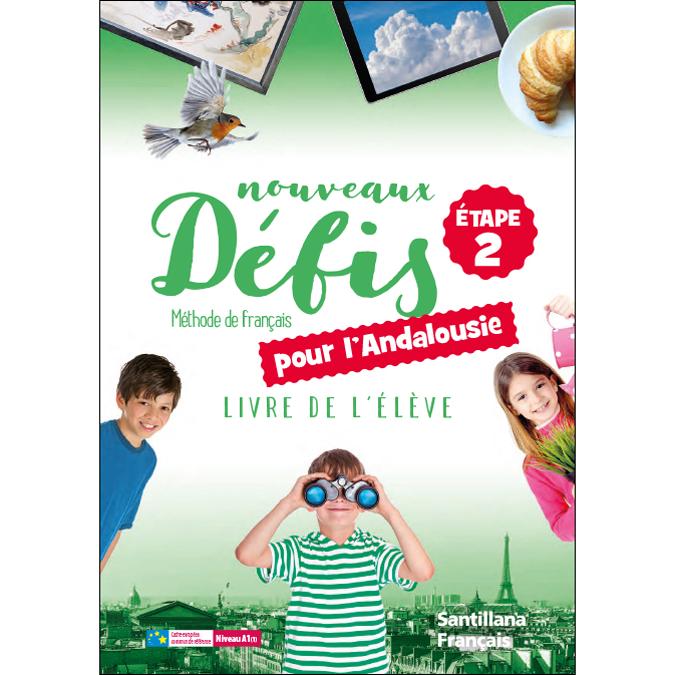 Portada de NOUVEAUX DEFIS ELEVE ETAPE 2 ANDALUCIA (Tapa blanda).
