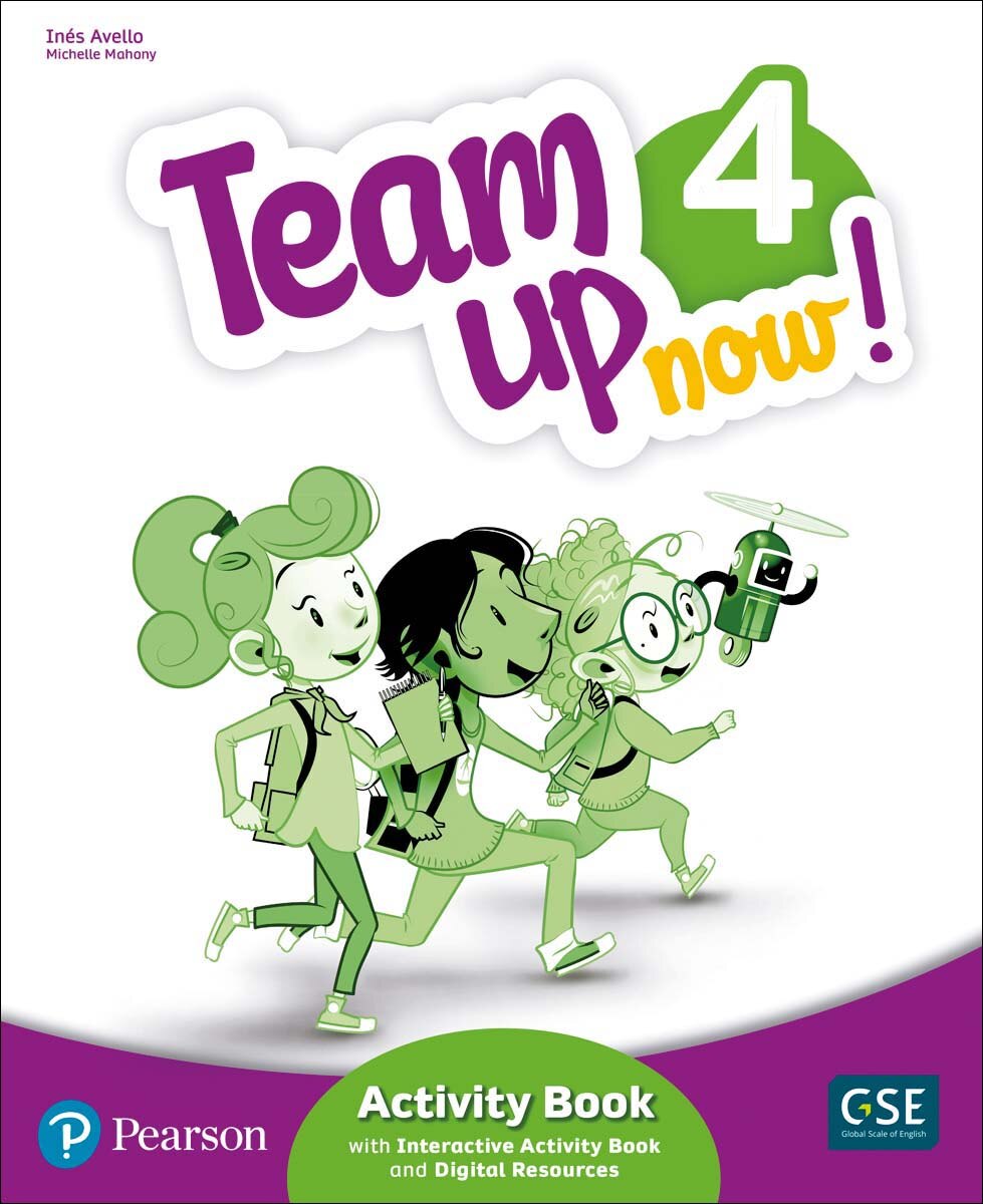 Portada de Team Up Now! 4 Activity Book & Interactive Activity Book and DigitalResources Access Code (Tapa blanda).