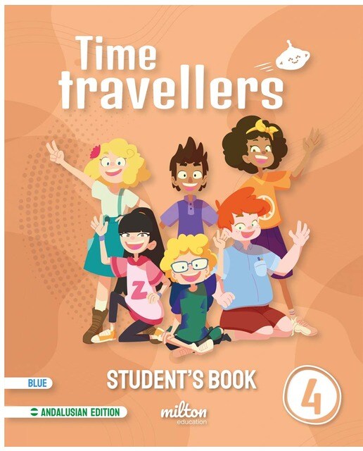 Portada de Time Travellers 4 Blue Student's Book English 4 Primaria (AND)