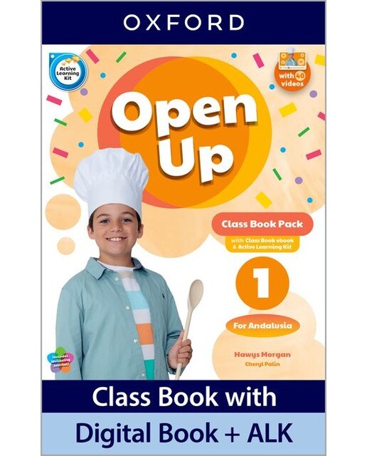 Portada de Open Up 1. Class Book. Andalusian Edition.