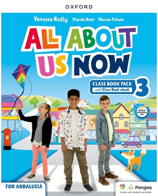 Portada de All About Us Now 3. Class Book. Andalusian Edition.