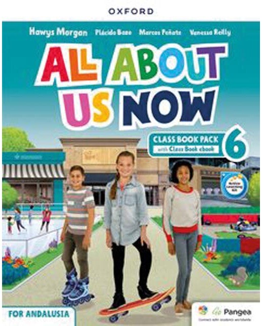 Portada de All About Us Now 6. Class Book. Andalusian Edition.