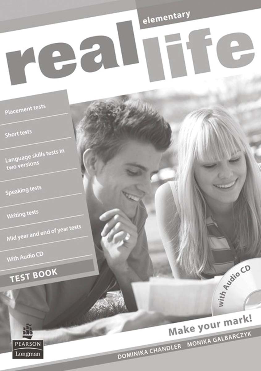 Real Life Global Elementary Test Book &amp; Test Audio CD Pack