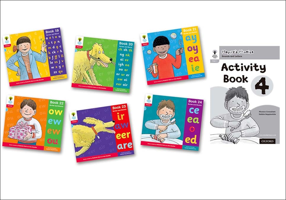 Portada de Floppy's Phonics Stage 4. Essential Pack 2024