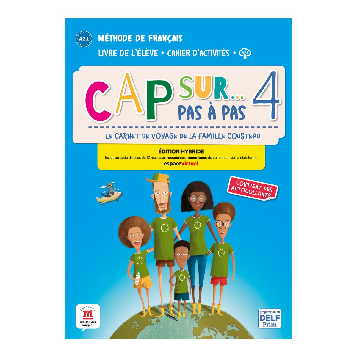 CAP SUR PAS A PAS 4 LIVRE&amp;CAHIER EPK