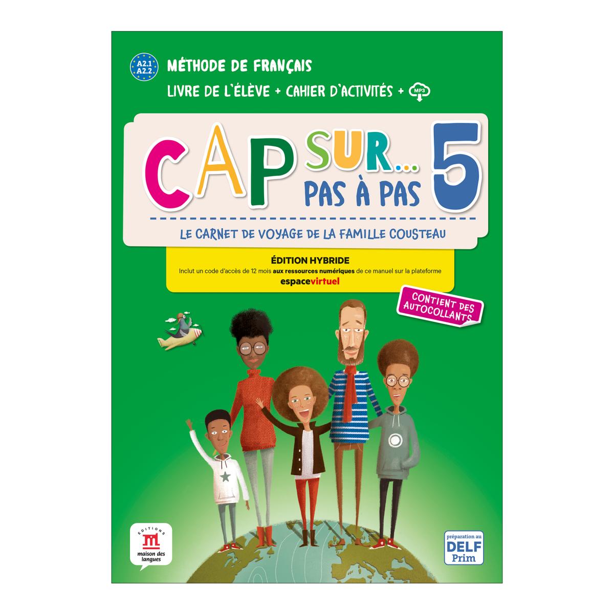 CAP SUR PAS A PAS 5 LIVRE&amp;CAHIER EPK