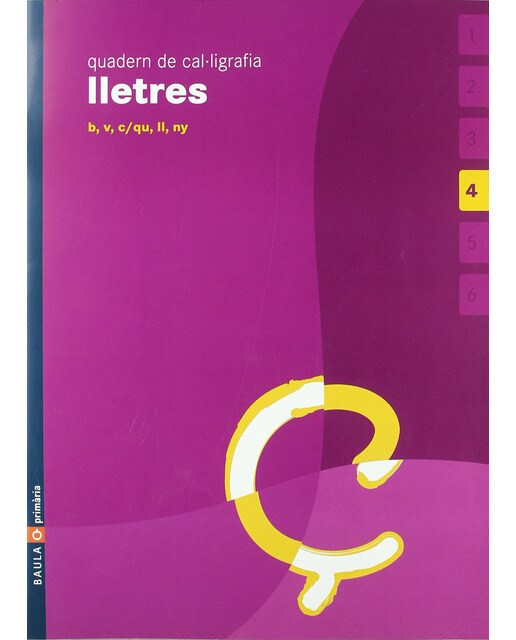Quadern Cal.ligrafia Lletres 4