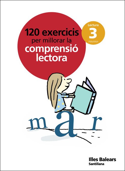 Portada de 120 EXERCICIS PER MILLORAR LA COMPRENSIO LECTORA 3 PRIMARIA (Tapa blanda).