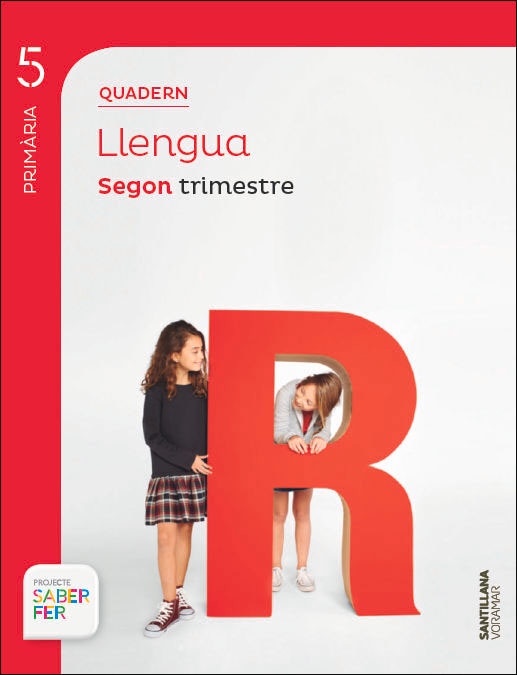 Imagen 1 de QUADERN LLENGUA 5 PRIMARIA 2 TRIM SABER FER  (Tapa blanda)
