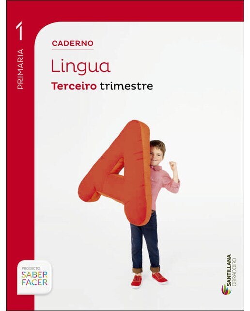 Caderno lingua 1 primaria 3 trim saber facer (Tapa blanda) 1