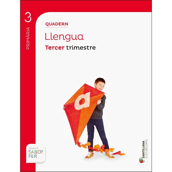 QUADERN LLENGUA 3 PRIMARIA 3 TRIM SABER FER  (Tapa blanda) 1