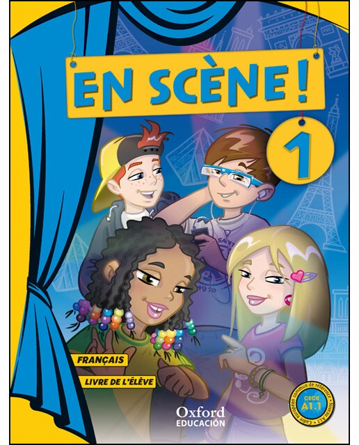 Portada de En scène! 1. Livre de l'élève.