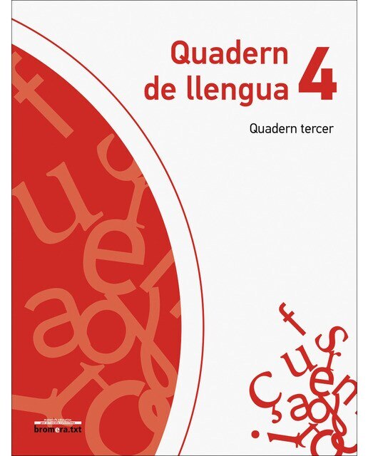 Quadern de Llengua 4. Quadern Tercer (Tapa blanda) 1