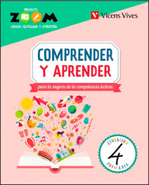 Portada de COMPRENDER Y APRENDER 4 (ZOOM) (Tapa blanda).