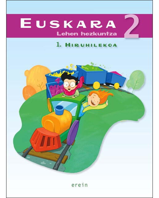 Portada de Euskara LH 2: Liburua + Lan koadernoa (Tapa blanda).