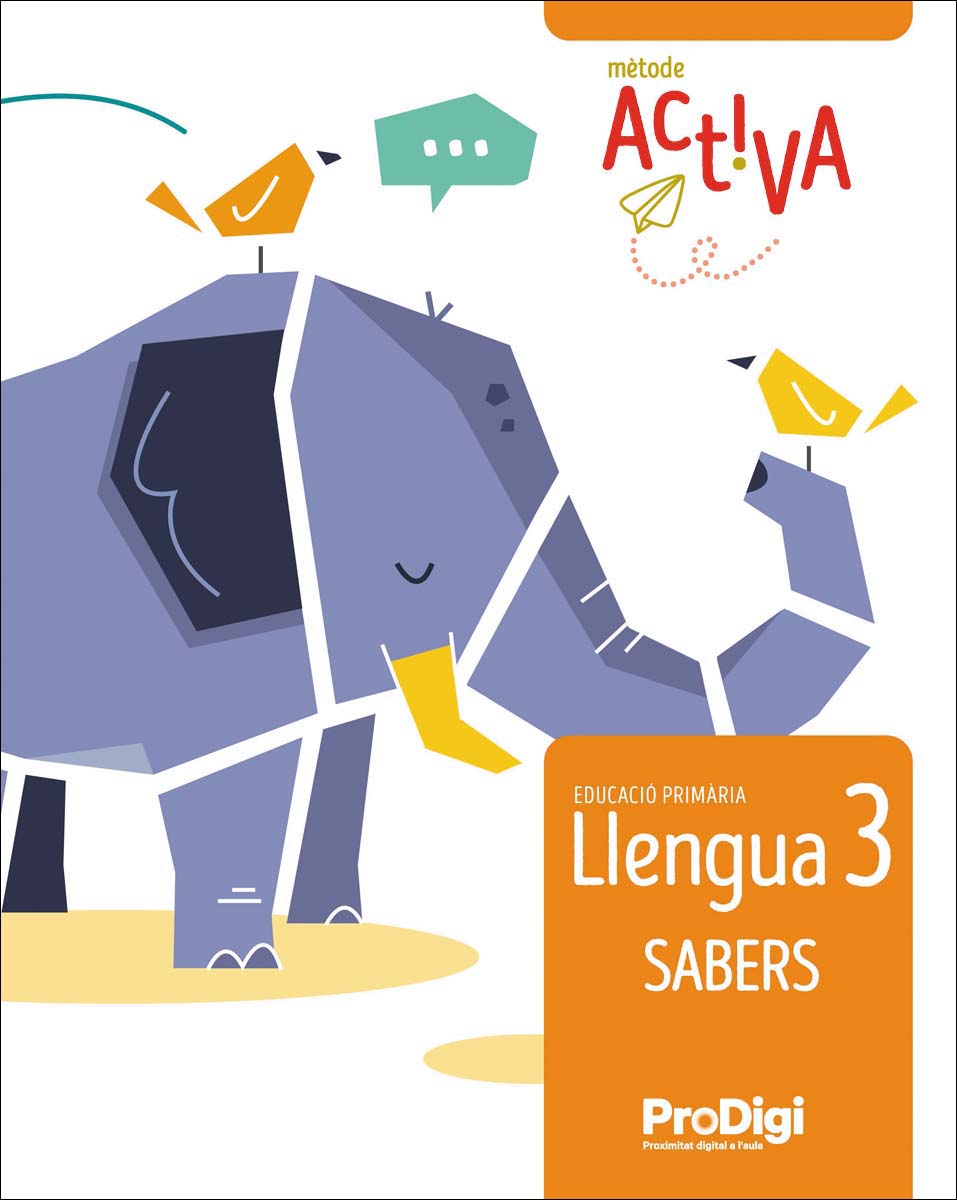 Portada de Sabers. Llengua 3 EP - Activa - ProDigi (Tapa blanda).