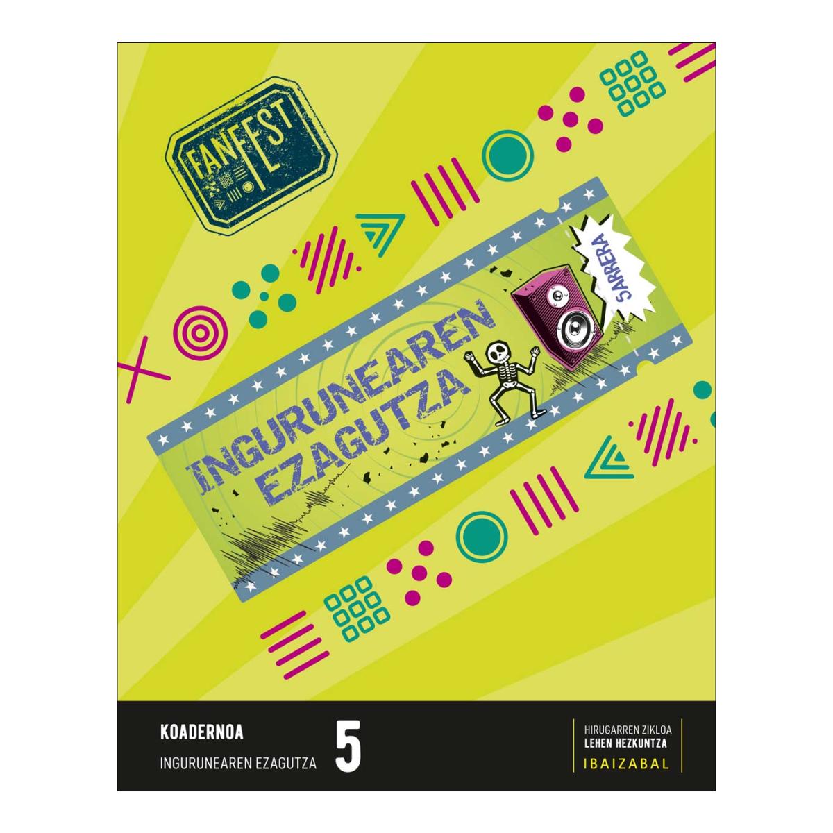 Portada de Ingurunearen Ezagutza LMH 5 - Koadernoa (Tapa blanda).
