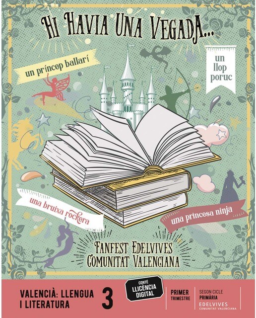 Portada de Projecte: FanFest. Valencià : Llengua i Literatura 3. Trimestres.