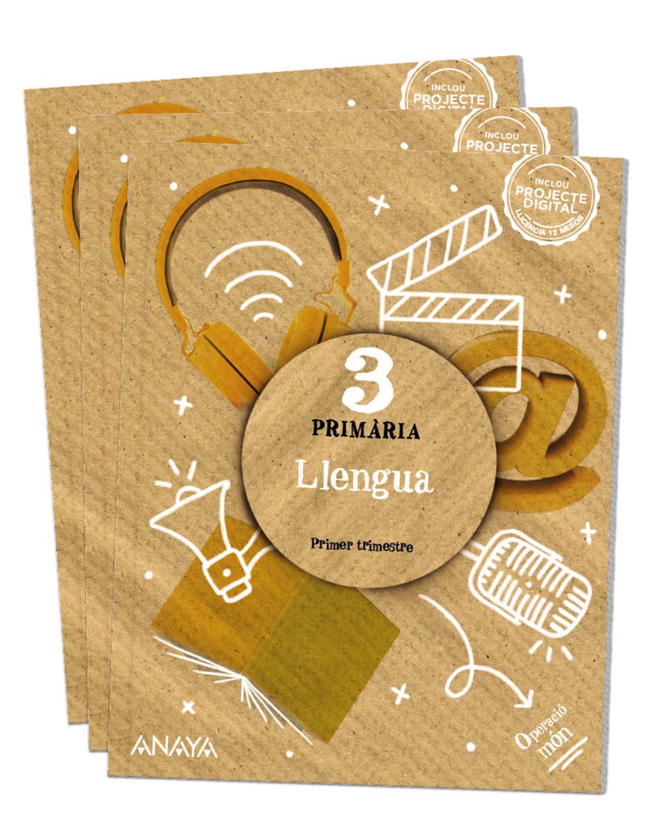 Portada de Llengua 3. (Tapa blanda).