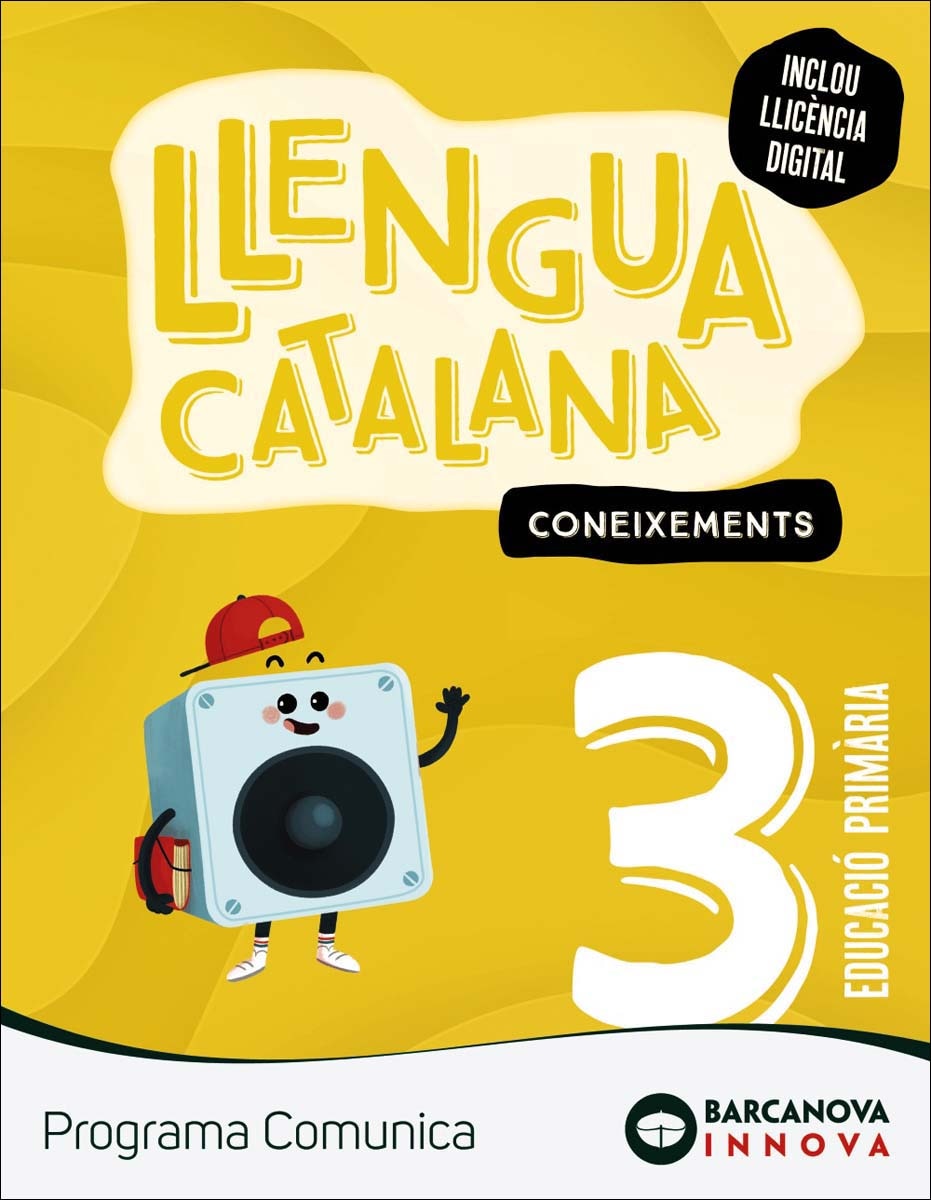 Portada de Comunica 3. Llengua catalana. Coneixements (Tapa blanda).