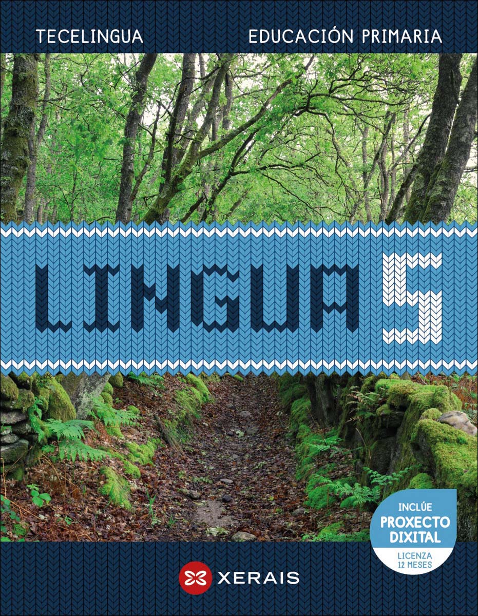 Portada de Lingua 5. Educación Primaria. Proxecto Tecelingua (Tapa blanda).