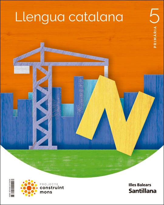 Portada de LLENGUA 5 PRIMARIA CONSTRUINT MONS (Tapa blanda).