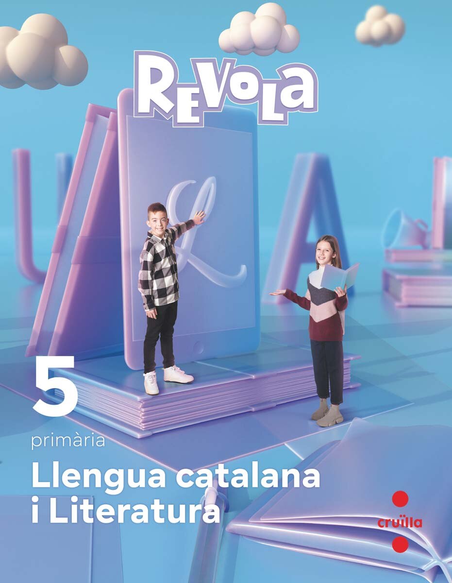 Portada de Llengua catalana i Literatura. 5 Primària. Revola (Tapa blanda).