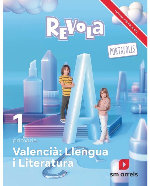 Portada de Valencià: Llengua i Literatura. 1 Primària. Revola (Tapa blanda).