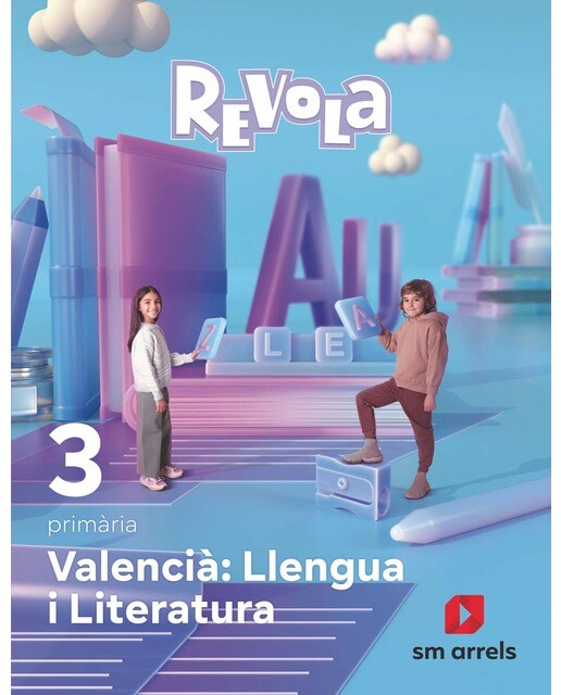 Portada de Valencià: Llengua i Literatura. 3 Primària. Revola (Tapa blanda).