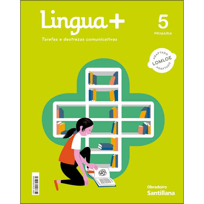 Portada de LINGUA+ TAREFAS E DESTREZAS COMUNICATIVAS 5 PRIMARIA (Tapa blanda).