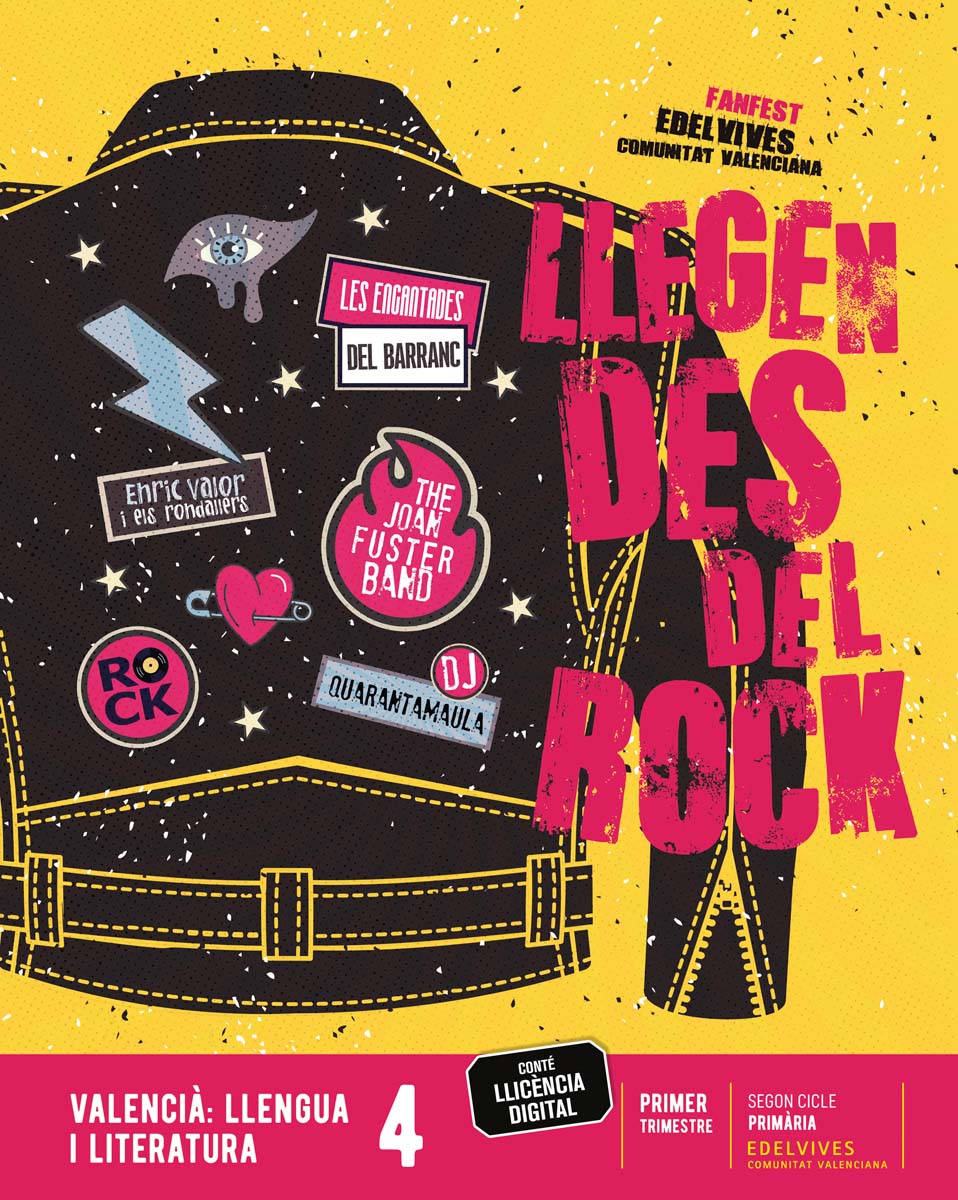 Portada de Projecte: FanFest. Valencià : Llengua i Literatura 4. Trimestres.