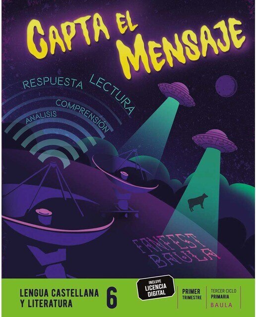 Portada de Lengua castellana y literatura 6º Primaria LA Fanfest.